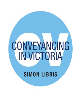 cover image of Conveyancing in Victoria